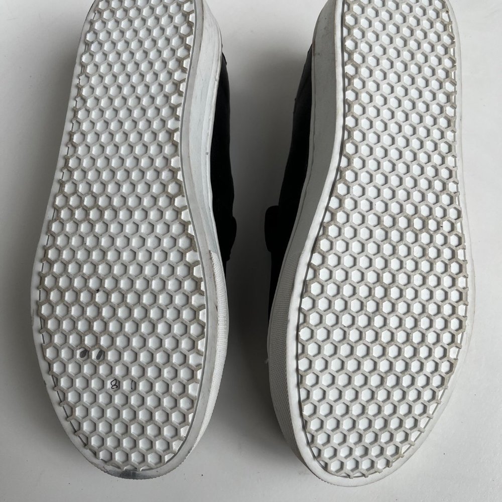 Sam Edelman Star Slip On Sneakers, Metallic Gold Silver Black, Size: 9, New! - Picture 6 of 7